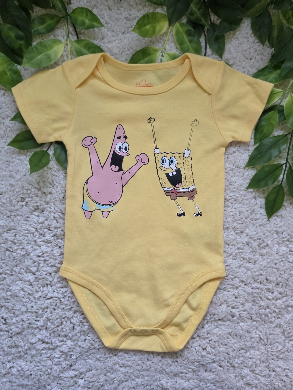 Baby Boy Spongebob Square Pants Onesie (18-24 Months)